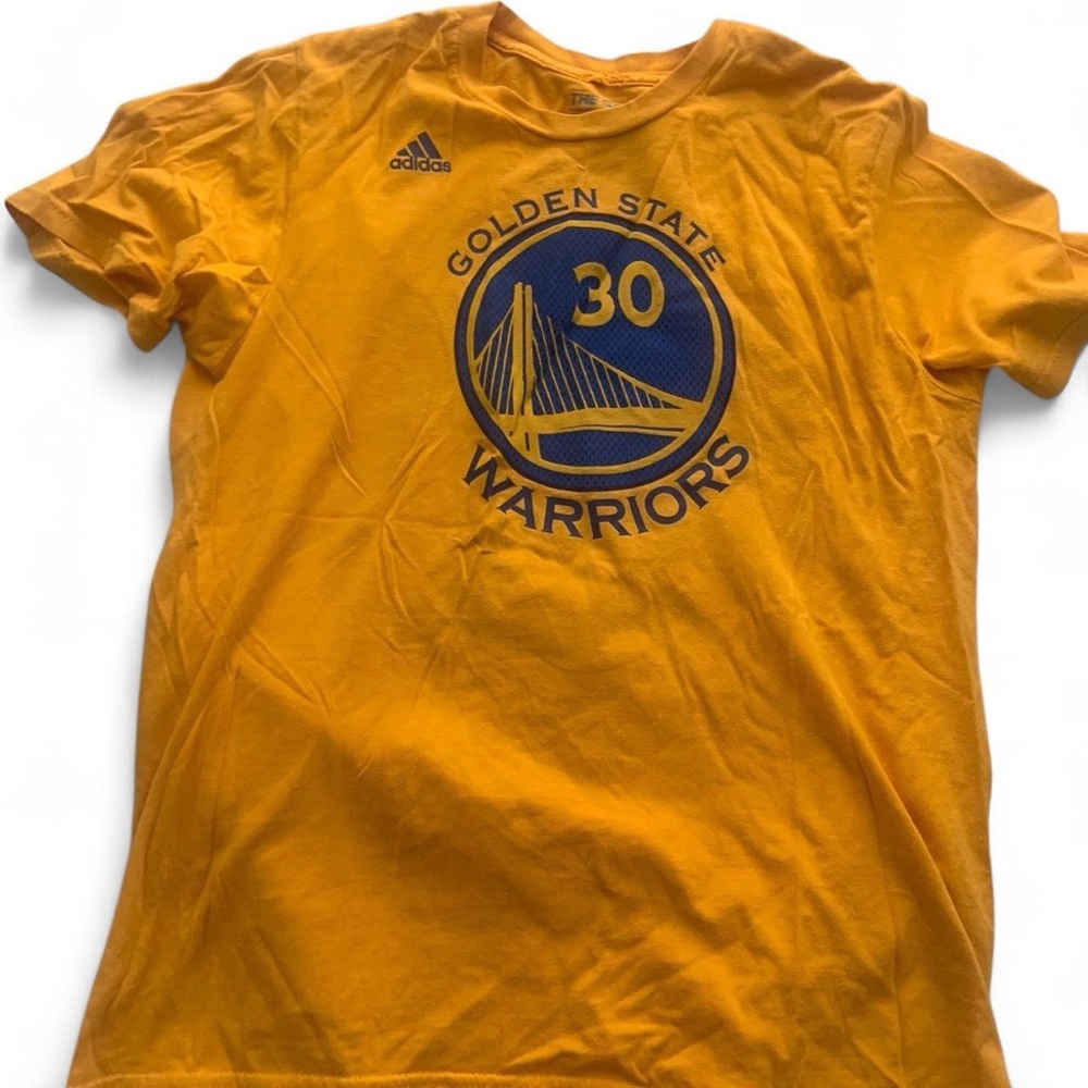 Yellow Adidas Curry Golden State Warriors